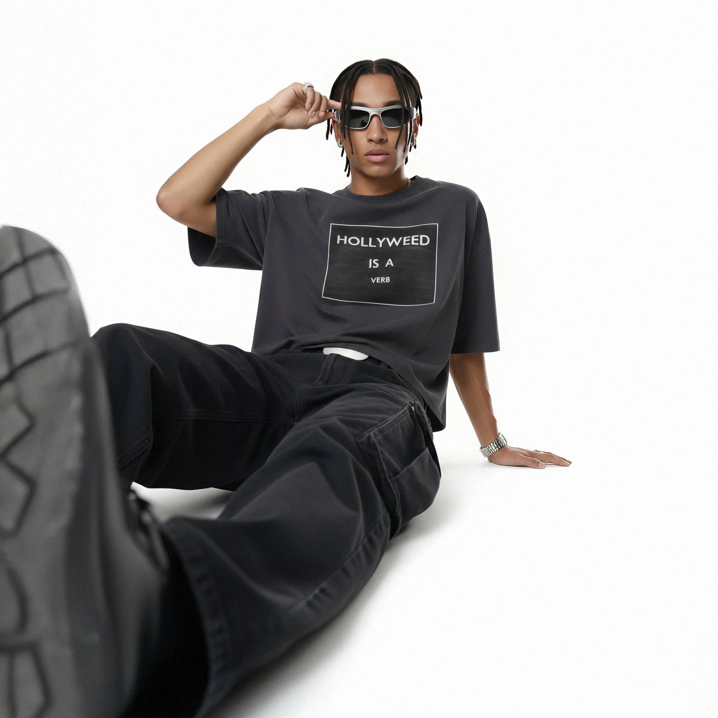 Hollyweed is a Verb T-Shirt - Image 3